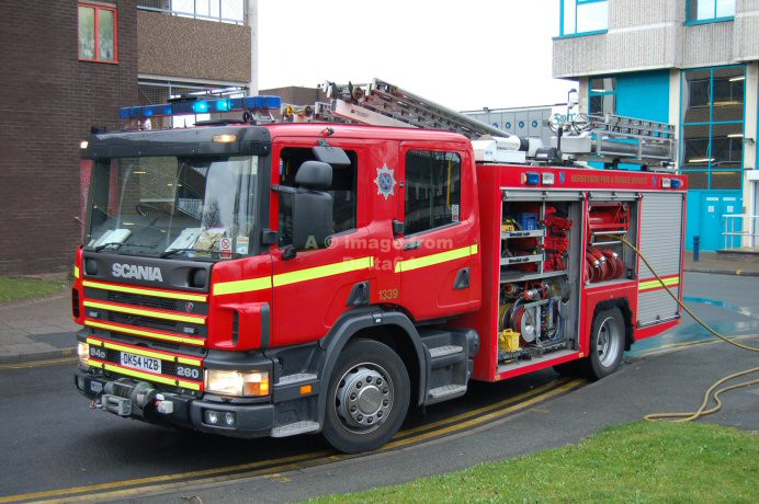 Scania DK54HZB from Kirkby Fire Station